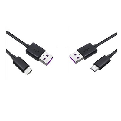 eeTao USBC+ Mocro USB Charging Cable Charger Replacement Power Cord Black 