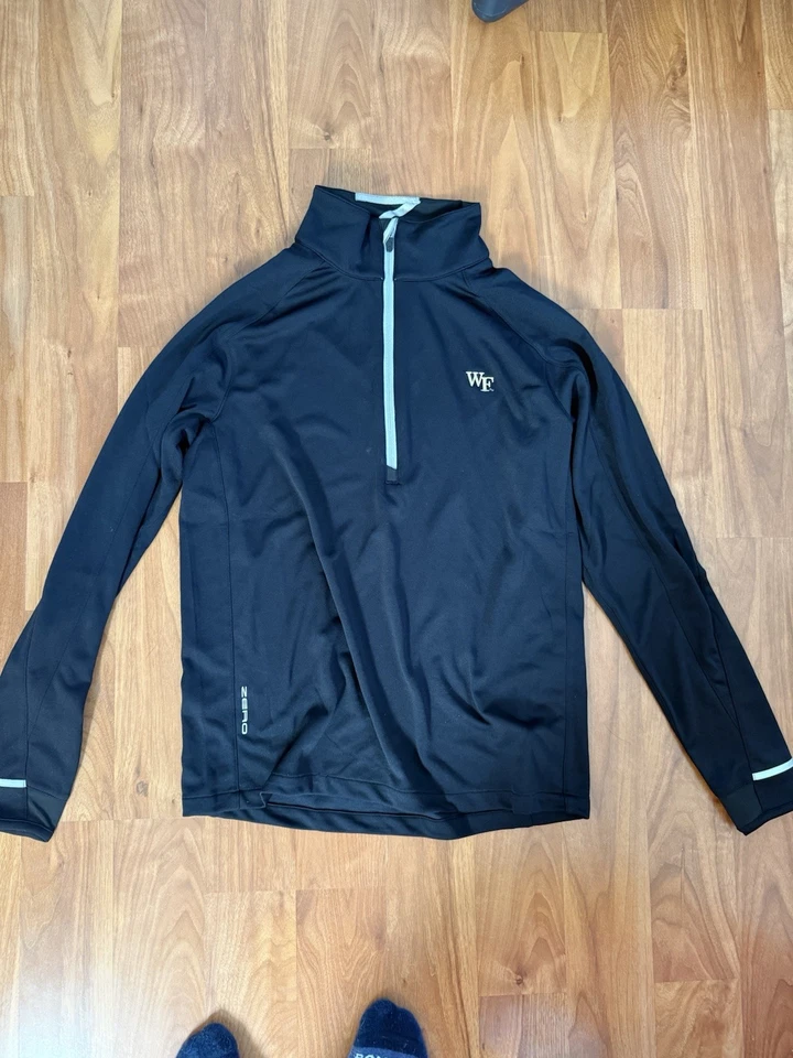 Zero Restriction Wake Forest Mens Small 1/4 Zip Golf Tour Pullover Jacket - Image 2 of 4