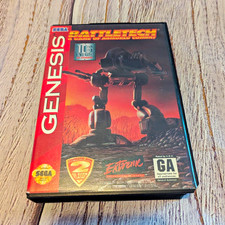 BattleTech: A Game of Armored Combat Sega Genesis 1994 NTSC-U/C GA 2-Player