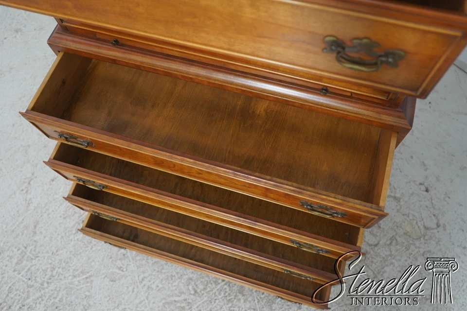 L70977: STICKLEY Anniversary Edition Cherry Tallboy 8 Drawer High Chest - Image 4 of 4