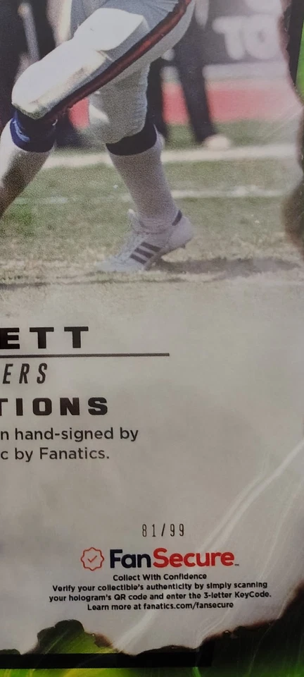 2024 Primeira Edição Emanate On Card Auto/99 Jim Plunkett Raiders Legend - Imagem 3 de 3