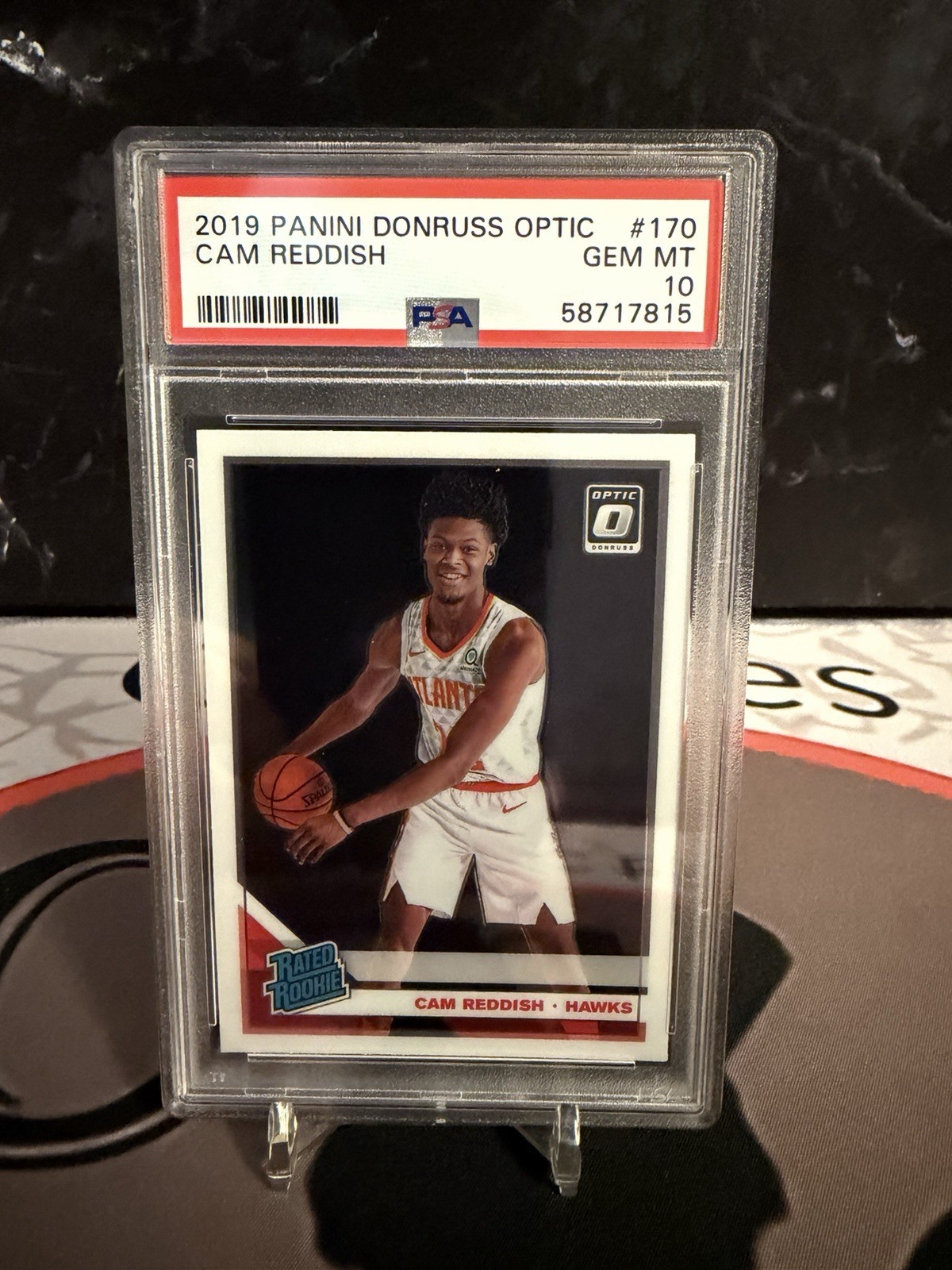 2019 Panini Donruss Optic Rated Rookie Cam Reddish #170 RC PSA 10 GEM MT