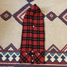 Vintage Cisco Scardigan Wool Plaid Scarf