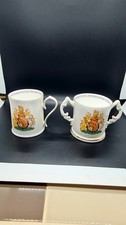 X2 Aynsley Mug Tankards Celebrating the Marrige of Prince Edward to Miss Sophie.