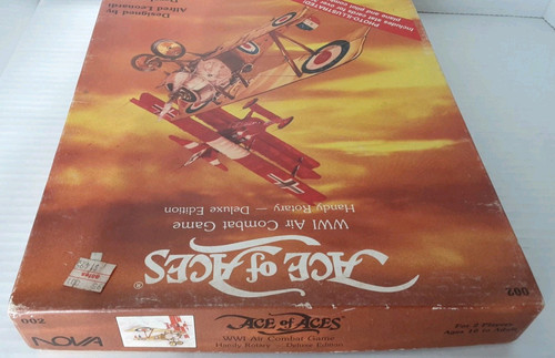 EUC Ace Of Aces WW1 Air Combat Game Hand Rotary DELUXE EDITION 1980 Complete - Picture 10 of 11
