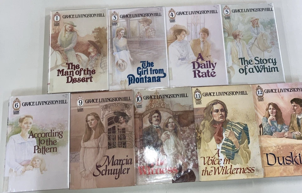 Grace Livingston Hill Classic Series lot of 9 Vol 1, 3-6 & 9-12 HC DJ Ex lib - Image 2 of 4
