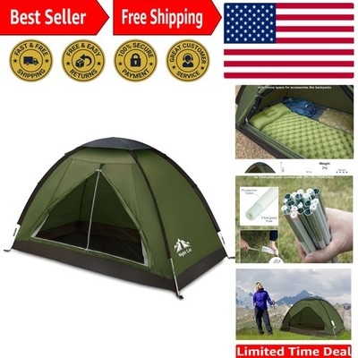 Lightweight Waterproof Backpacking Tent for One - Easy Setup 4-Season Dome