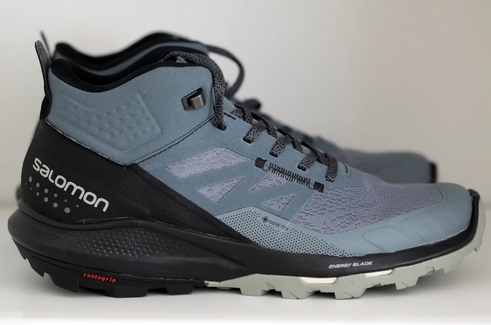 Salomon OUTpulse Mid GTX Gore-Tex Wanderschuhe Stormy Weather Damen US 9