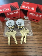 2   EVEREST SCHLAGE C123  MORTISE LOCK  WITH 4  KEYS  LOCKSMITH