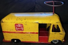 Vintage Nabisco Ritz Ride On Van Truck Toy Made in USA 22”x9”x13”
