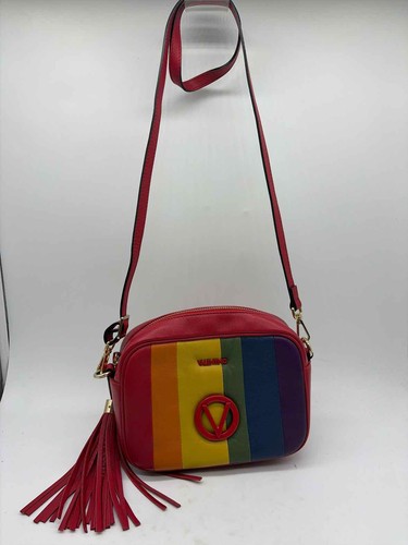 Pre-Owned Valentino By Mario Valentino Red Crossbody Crossbody