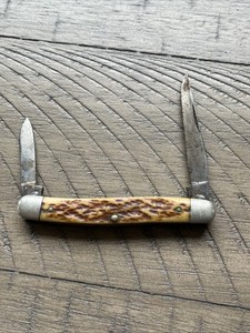 Vintage Ulster Folding Pocket Knife 2 Blades Pocketknife