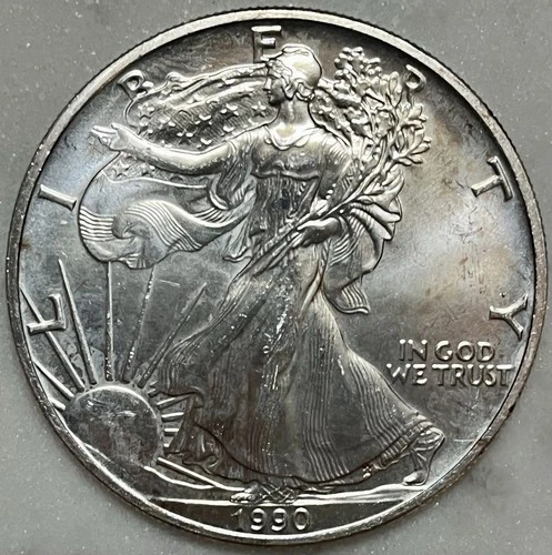 1990 $1 American Silver Eagle 1 oz Brilliant Uncirculated