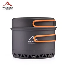 Camping 2.3L Cookware Outdoor Cooking Set Heat Cooker Travel Tableware Pot