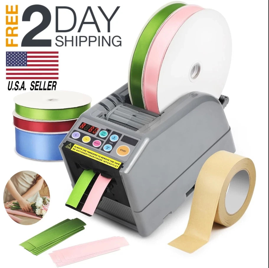 Dispensador Maquina Cortadora De Liston Cintas Para Flores Eternas Automática