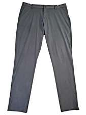 Rhone Commuter Slim Fit Pants Men's 38x32 Gray Golf Straight Leg 100036