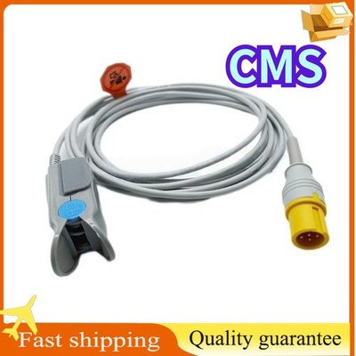 6pin Reusable Adult Finger Clip SpO2 Sensor Cable for Contec CMS