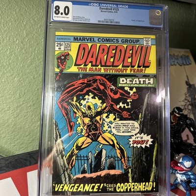 Daredevil #125 CGC 8.0 Grade (Sept 1975)   HOT COMIC  