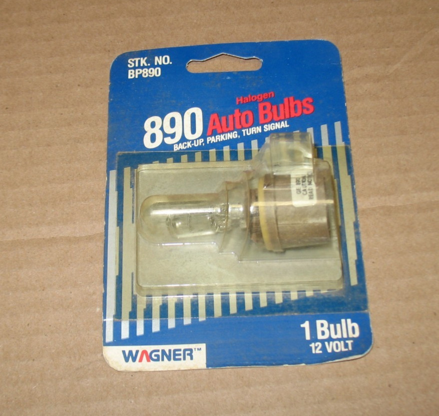 Wagner 890 halogen lamp (BP890), 12v, 43.000 c.p.