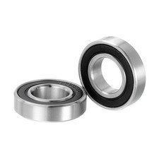 2 x Deep Groove Ball Bearing 12x24x6mm 440C Stainless Steel Double Sealed ABEC1