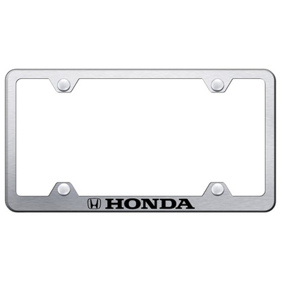 #ad Wide Body License Plate Frame for Honda on Brushed Officially Licensed $56.95