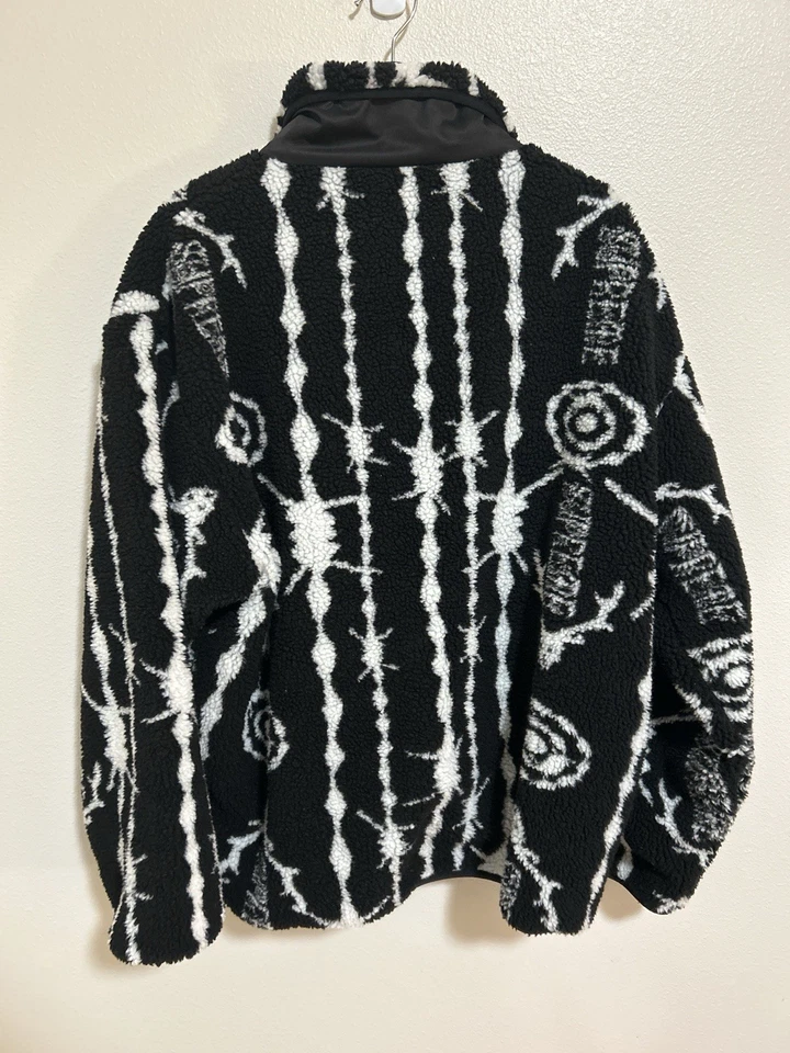 Chaqueta polar negra Supreme x South2 West8 para hombre talla XL Foto 4 de 4