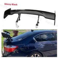 For Honda Accord 47 Black Rear Trunk Spoiler Racing Gt Wing Adjustable Us