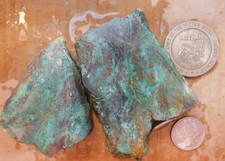 Turquoise rough 1/2 lb high grade natural hard Blue Silver #2 , Tonapah NV Lot B