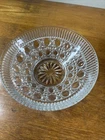 Vintage Federal Glass Windsor Pattern Bowl Candy Dish 7 1/2" Cottage Core