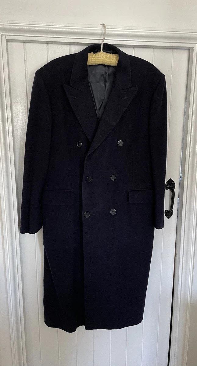 Savoy Taylors Guild カシミヤ ダブルブレストコート ネイビー Savoy Taylors Guild in Men's Coats & Jackets for sale | eBay UK