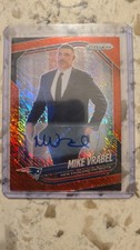 Panini 2025 Prizm Mike Vrabel Red Shimmer Autograph /35 Patriots #110