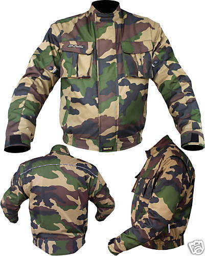 Nuovo Giacca Moto in Cordura mod. 3104 M\V Mimetico - Foto 1 di 1
