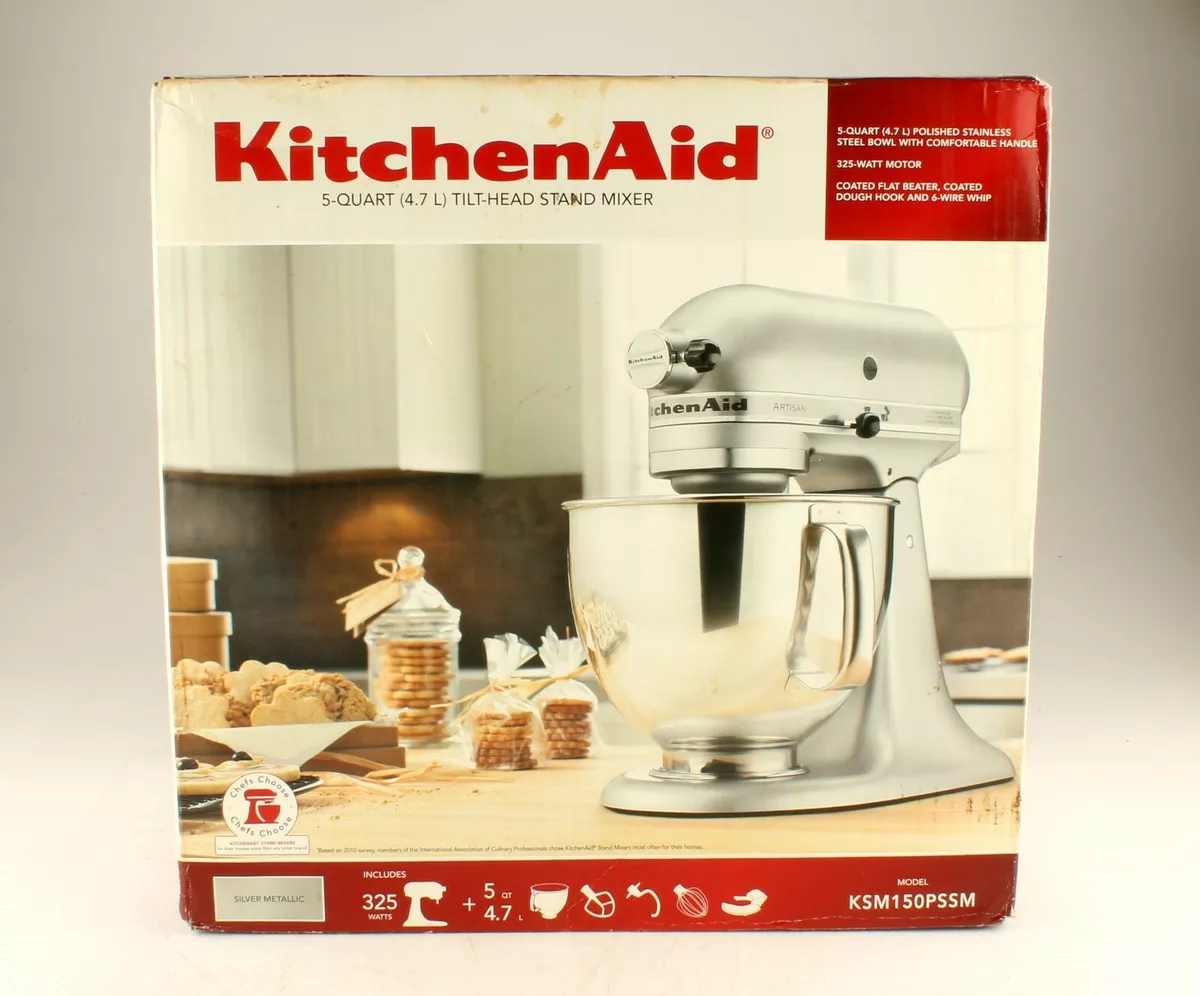 KitchenAid KSM150PSSM Artisan Series 5Qt Stand Mixer with Pouring