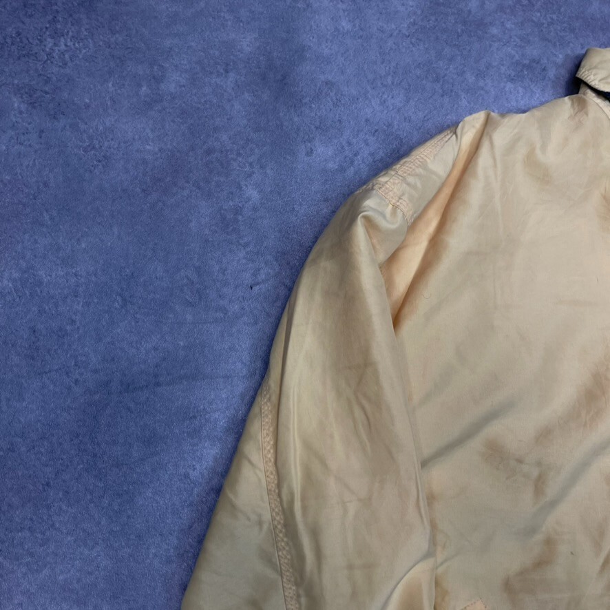 Champion Harrington Jacket Mens Vintage Full Zip 90s Bomber Coat, Yellow, Medium image 7