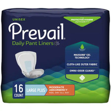 NEW, Prevail Incontinent Pad 28" L Pant Liner Moderate 16 Ct, 160