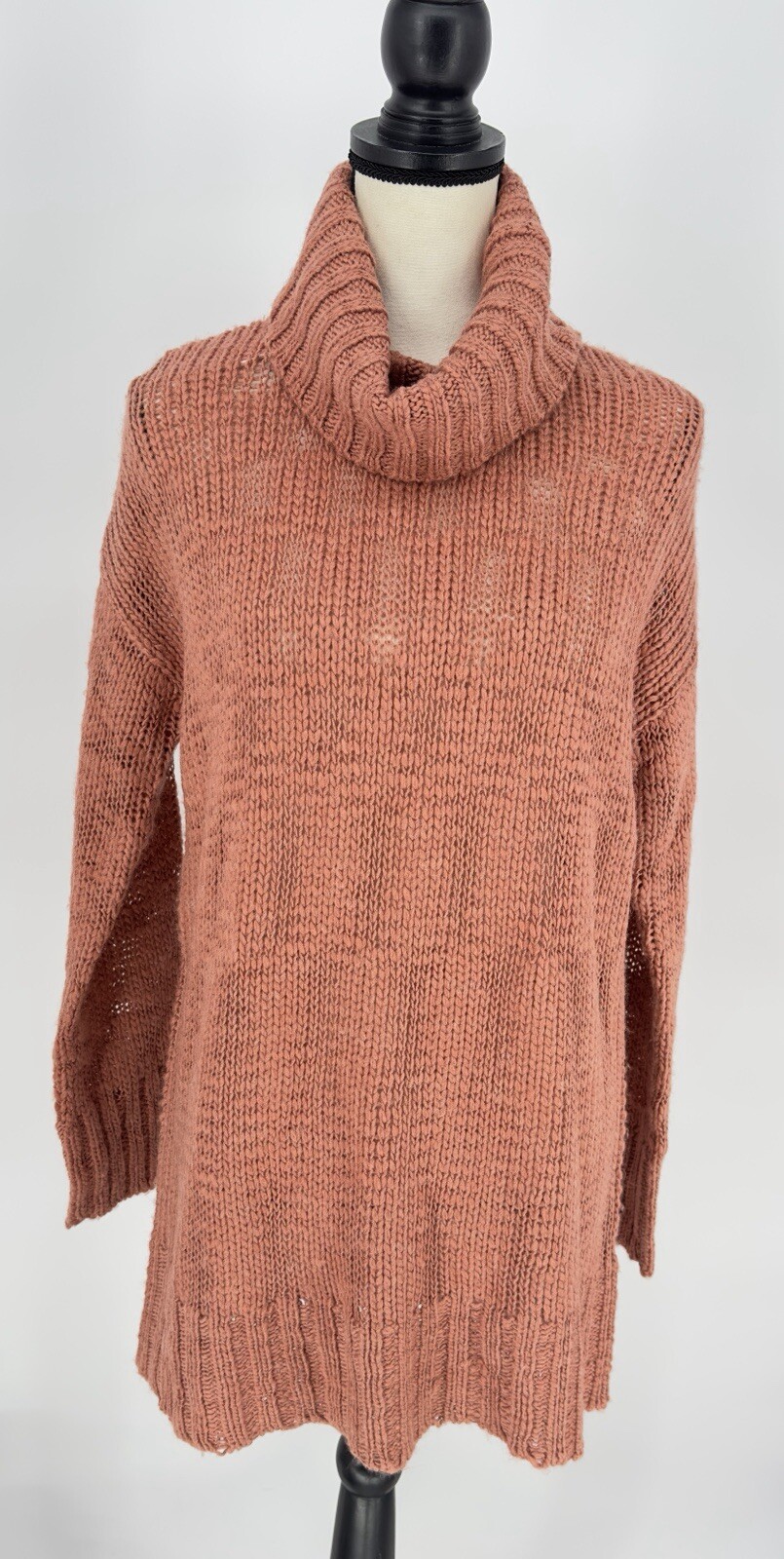 Lovers + Friends Pink Oversize Turtleneck Sweater Size Small for Women