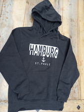 Hoodie Hamburg - St.Pauli, schwarz, Gr. S, uneek