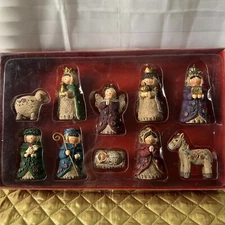 Christmas Nativity 10 Piece Set 2015 Hobby Lobby Resin The Promise Of Xmas