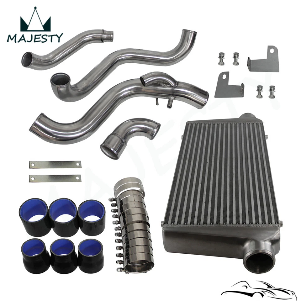 Kit Intercooler Para Nissan Silvia 240SX 200SX S14 S15 SR20DET 2.0T 1995-1998 BK Foto 4 de 4