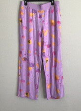 Candace Cameron Bure Malibu Lounge Reg Straight Pant -Lilac Sz XS a473230 -