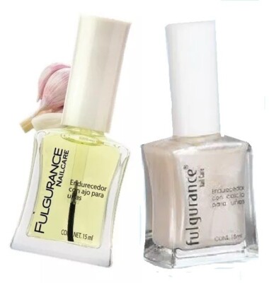 UÑAS FUERTES Y LARGAS CON CALCIO Y AJO SET DE 2 ENDURECEDORES DE UÑAS DE FULLER