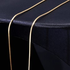 Kurze Schlangenkette 585 14K 40cm ECHT GOLD NEU GESCHENK Idee Damen Halskette