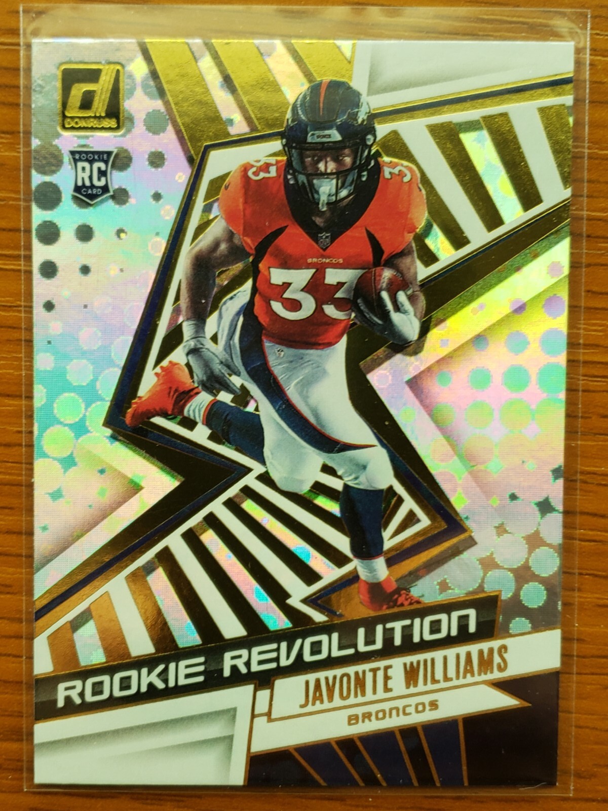 2021 Panini Donruss Rookie Revolution Javonte Williams REV-JWI Rookie RC Broncos
