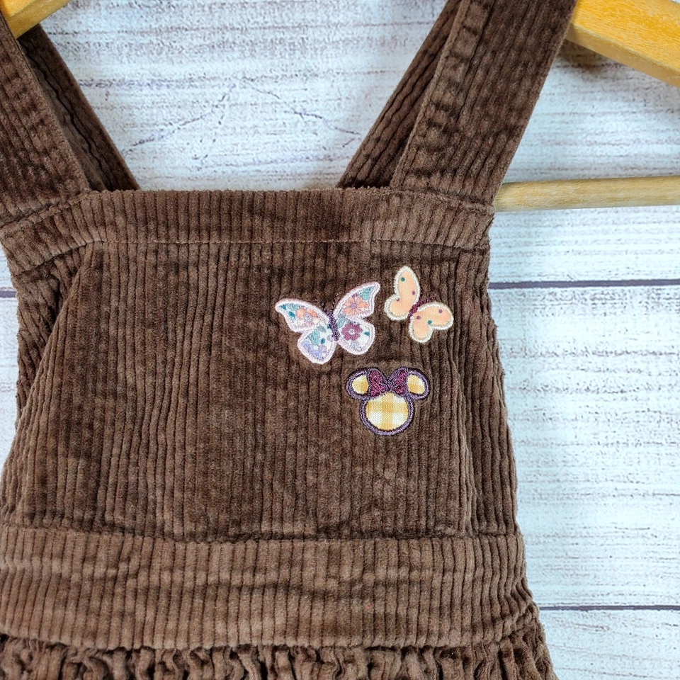 Vestido Disney Junior Minnie Mouse Pana Marrón Talla 18M Foto 2 de 4