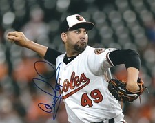 Autographed GABRIEL YNOA Baltimore Orioles 8x10 photo - COA 