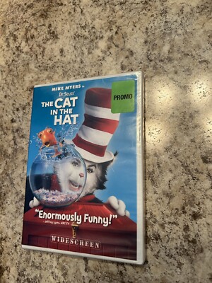 Seuss' The Cat in the Hat (DVD, 2003, Widescreen) Mike Myers New,  Sealed! 25192147623| - Main Image