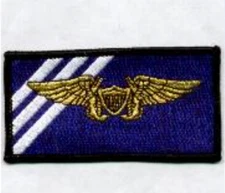 2" NAVY VFA-143 WSO NAMETAG EMBROIDERED PATCH