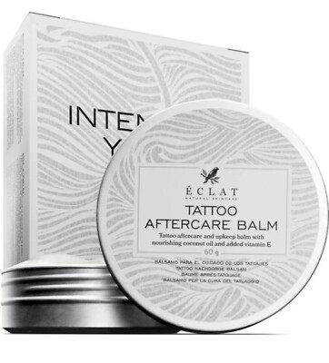 Tattoo Aftercare Balsam mit Kokosöl und Vitamin E 60g Lavendel Vegan Portofrei