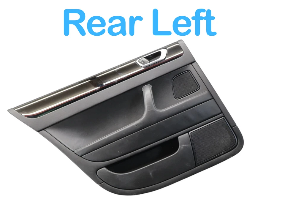 06-13 Bentley Continental Panel de cubierta de puerta interior lado conductor trasero izquierdo OEM Foto 3 de 4