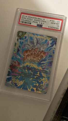 PSA 10 - Son Goku, The Awakened Power  TB1-097 SCR Dragon Ball Super Rare Card - Picture 1 of 1